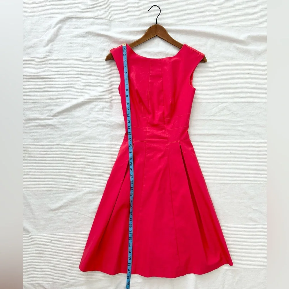Le Chateau Pink Fit and Flare Sleeveless Dress - Picture 3 of 12